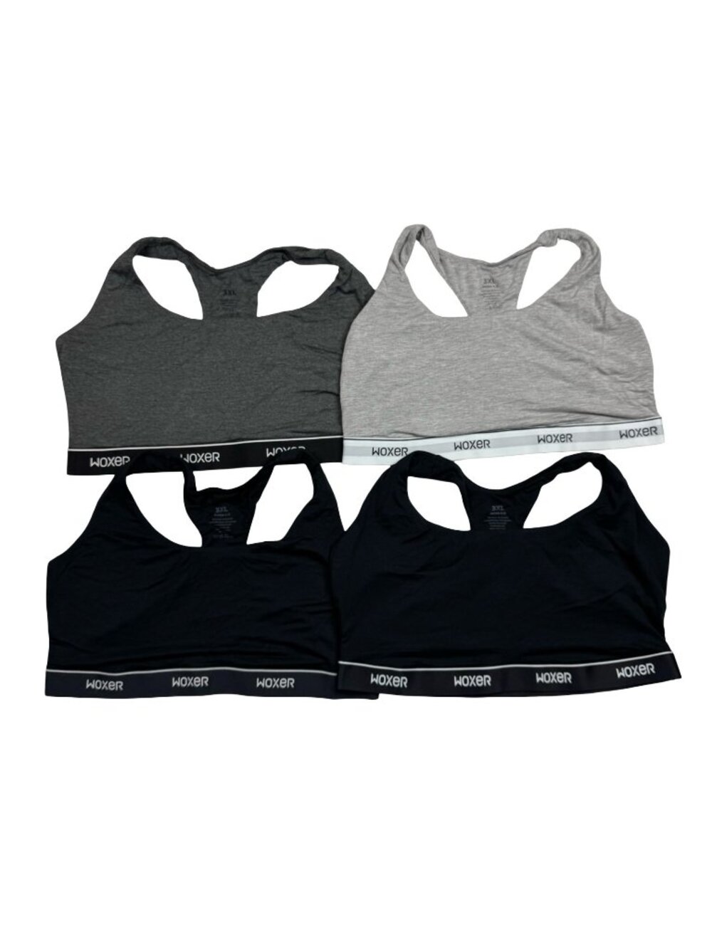 NEW Woxer Boss 2.0 Womens Sports Bra Activewear Top • Size 3XL • Lot of 4